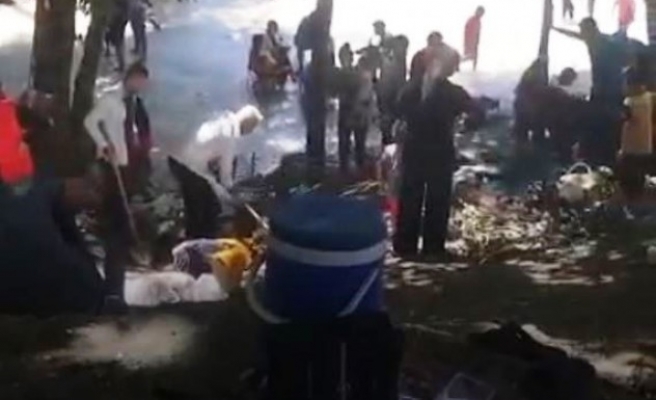 Bozava mesire alanları çöp içinde