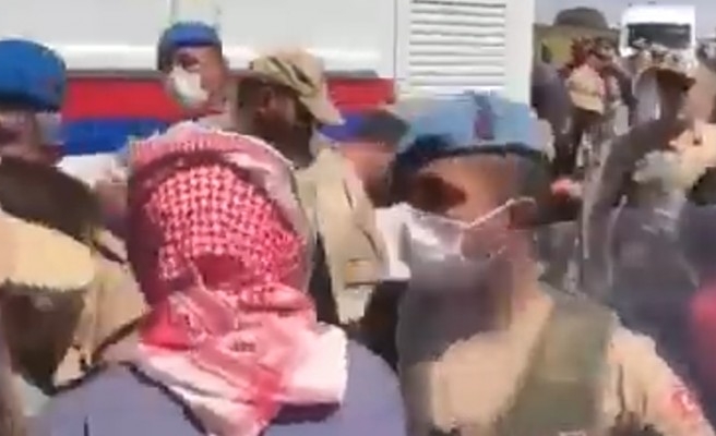 Çiftçiler ile jandarma arasında gerginlik