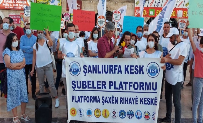 KESK, Şanlıurfa'da taleplerini açıkladı