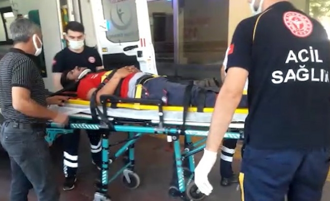 Urfa’da motosiklet devrildi: 1 yaralı