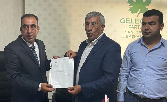 Gelecek Partisi'nin Eyyübiye ilçe başkanı belli oldu