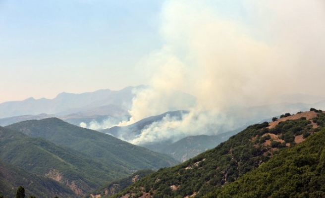 74 barodan Tunceli’deki orman yangını için açıklama