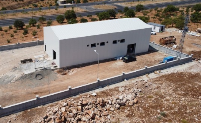 Bozova mezbaha inşaatı hızla yükseliyor