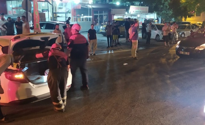 Kontrolden çıkan araç kazaya neden oldu