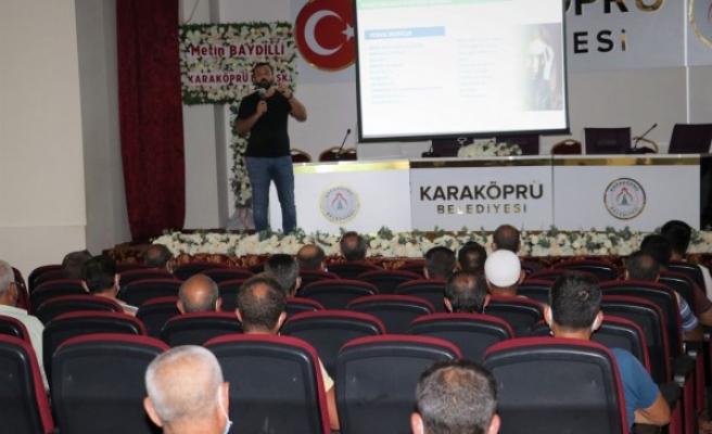 Karaköprü’de madde bağımlılığı ile mücadele semineri verildi