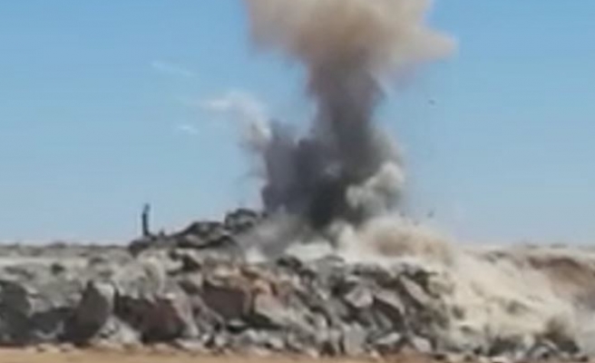  Şanlıurfa Şehir Hastanesi alanında dinamit patlatıldı