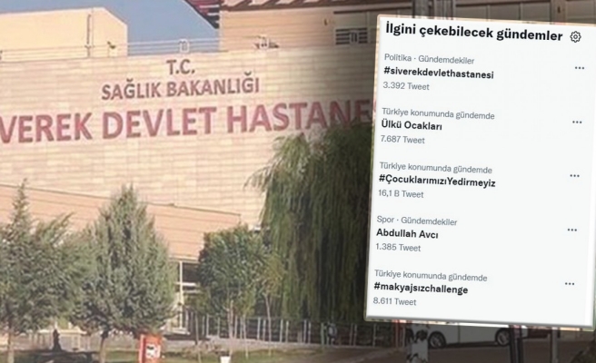 Siverek Devlet Hastanesi, Twitter’da gündem oldu
