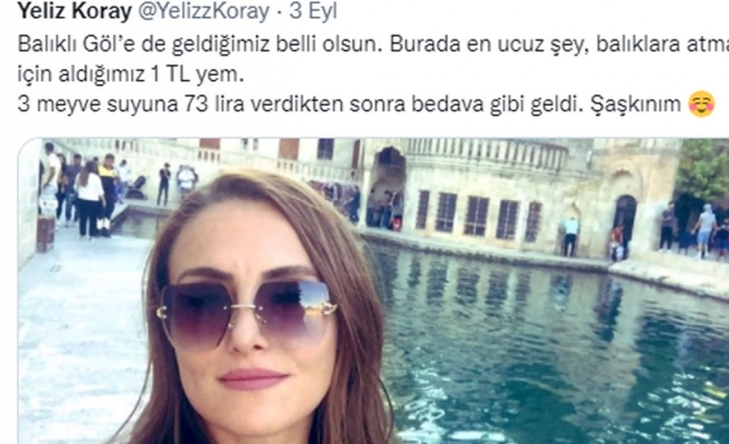Urfa'ya gelen yerli turist, 3 meyve suyuna 73 TL ödedi