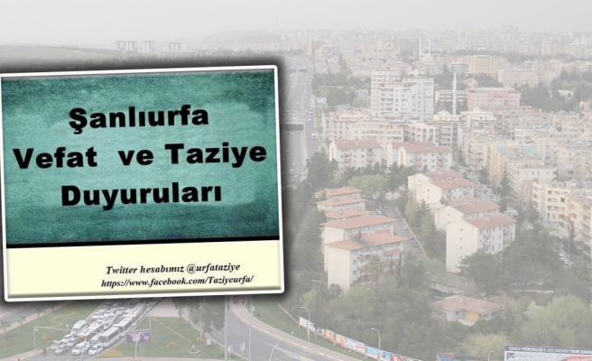 Şanlıurfa'nın ölüm ilan sayfası pes etti