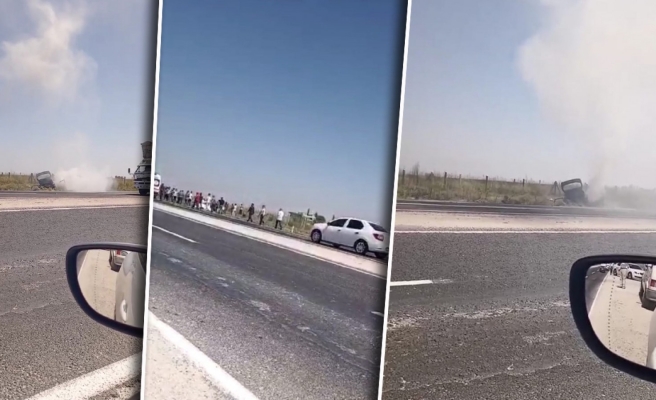 Şanlıurfa’da hatalı sollama kaza getirdi