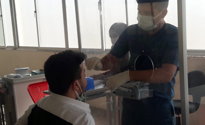 Şanlıurfa’da PCR testi yoğunluğu