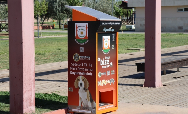 Sokak hayvanları “mamamatik” ile beslenecek