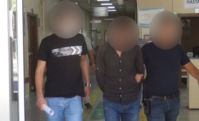 Firari hırsızlık zanlısını hareketleri ele verdi!