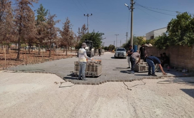 Halfeti’de kırsal mahalleler toz ve çamurdan kurtuluyor