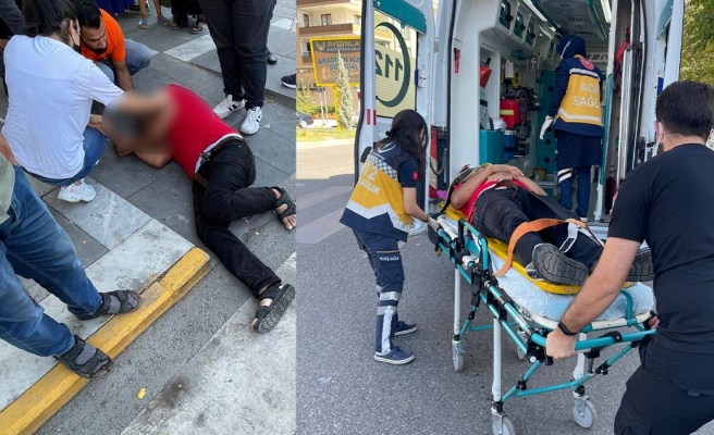 Hatalı sollama kaza getirdi: 1 yaralı