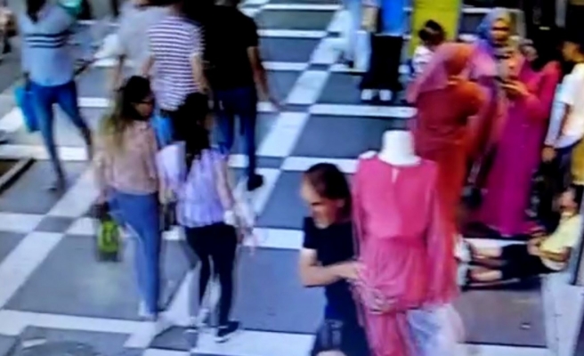 Urfa'da mağaza önünde duran cansız mankeni çaldı!