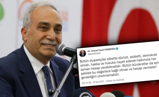 Fakıbaba’dan manidar paylaşım: “Hesap verebilmeliler”