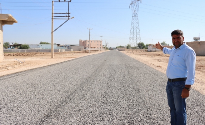 Suruç kırsalı sathi asfaltla buluştu