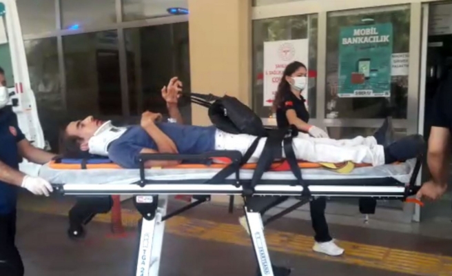 Engelli sürücü motosikleti devirdi: 1 yaralı