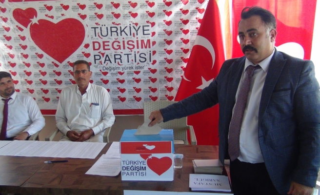 Şanlıurfa'da TDP sandığa gitti!