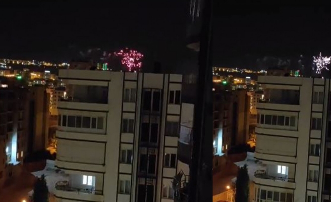 Urfa'da yasak ve cezayı aldırmadılar, fişekleri patlattılar!