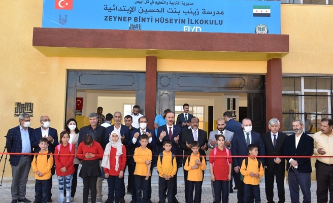 Pakistanlı hayırseverlerin onardığı okul hizmete sunuldu