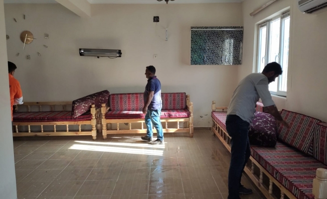 Suruç’ta taziye evlerindeki halılar kaldırıldı