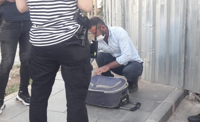 Urfa'da unutulan valiz bomba paniği yaşattı!