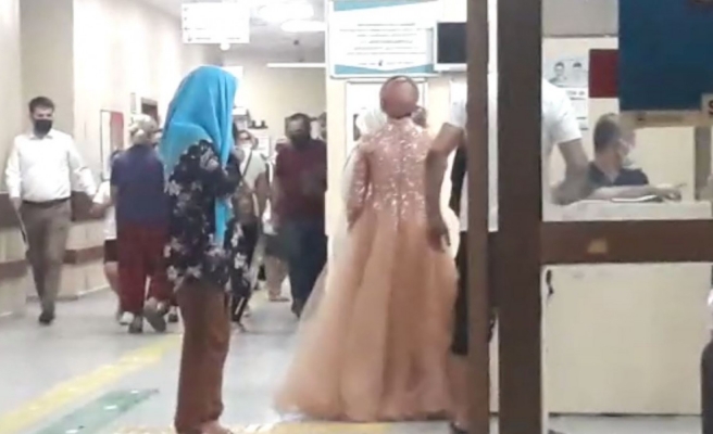 Urfa'da gelin düğün öncesi soluğu hastanede aldı!