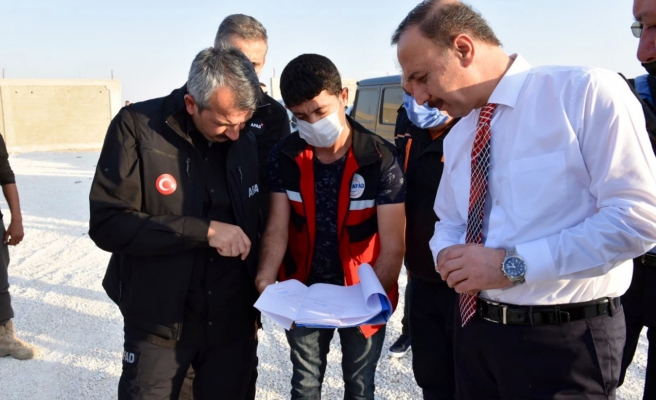 AFAD Başkanı Sezer, Barış Pınarı Bölgesinde