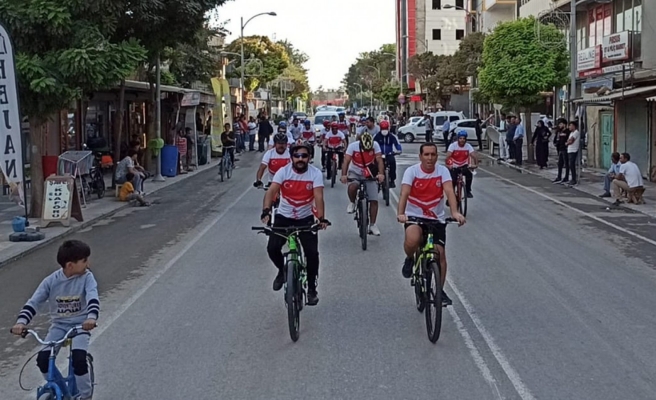 Suruç’ta ilk kez bisiklet turu düzenlendi