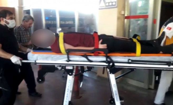Urfa’da motosikletin çarptığı yaya hastanelik oldu