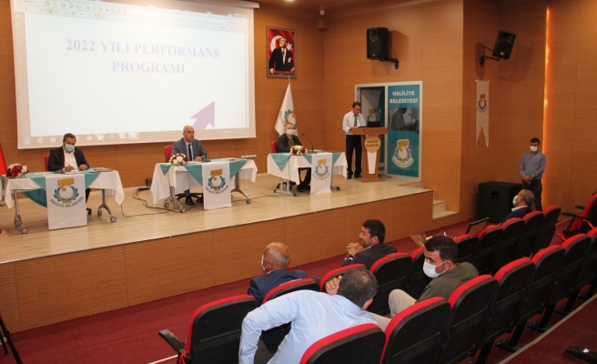 Haliliye’nin 2022 Performans Programı belirlendi