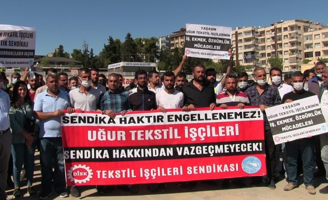 Urfalı tekstil işçileri patrona geri adım attırdı!