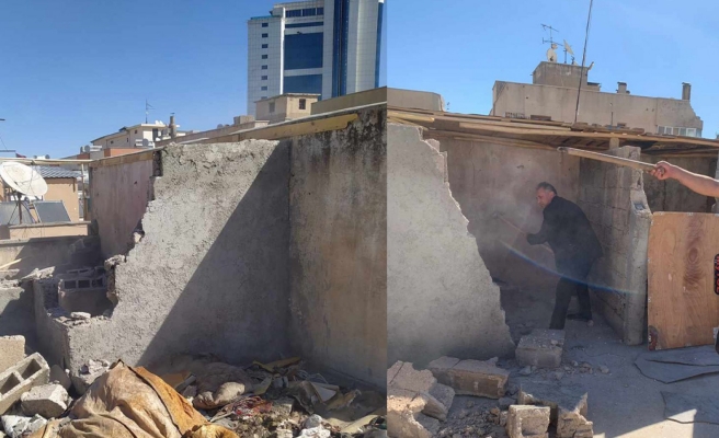 Urfa'da bağımlıların meskeni olan yapılar yıkıldı