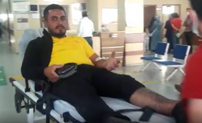 Şanlıurfa'da motosiklet takla attı, sürücü yaralandı