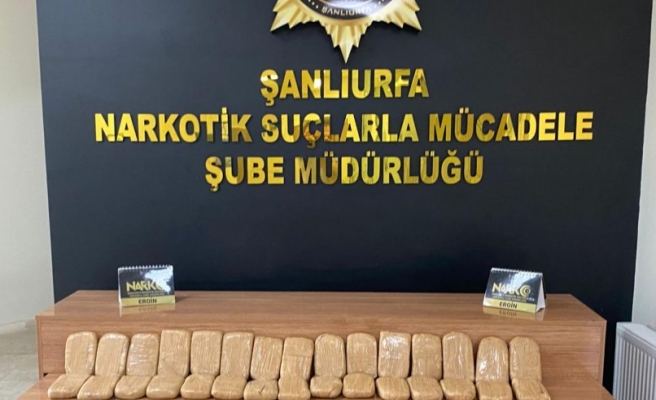 Urfa'da narkotik operasyonu: 3 tutuklama