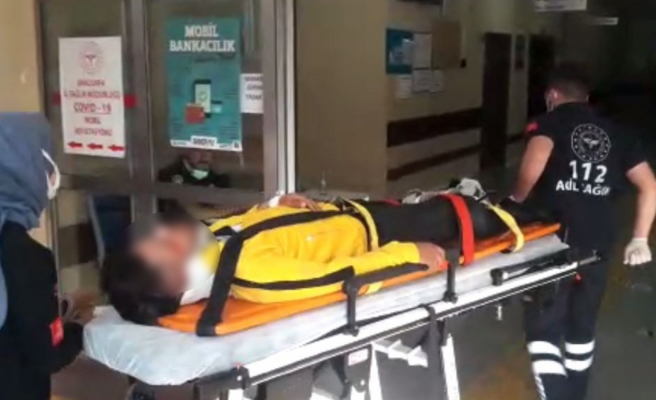 Urfa’da motosiklet kazası: Kurye yaralandı