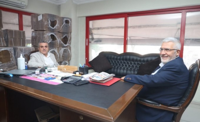 AK Partili Beyazgül'den SP'li başkana ziyaret