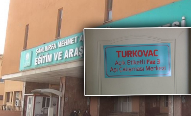 Yerli aşının 3'üncü faz çalışması Urfa'da başlıyor