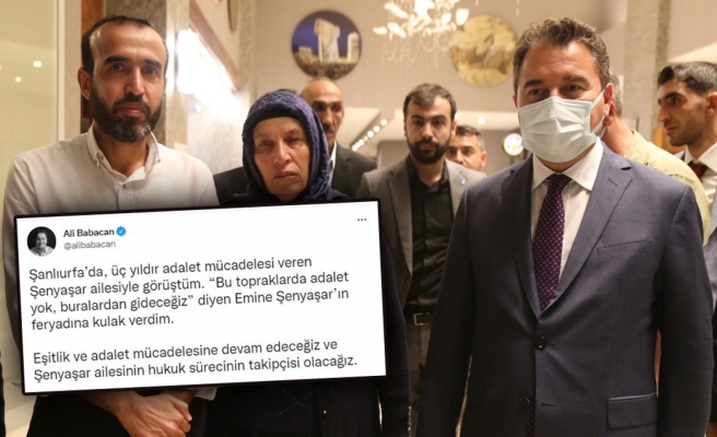 Babacan’dan Şenyaşar ailesi paylaşımı