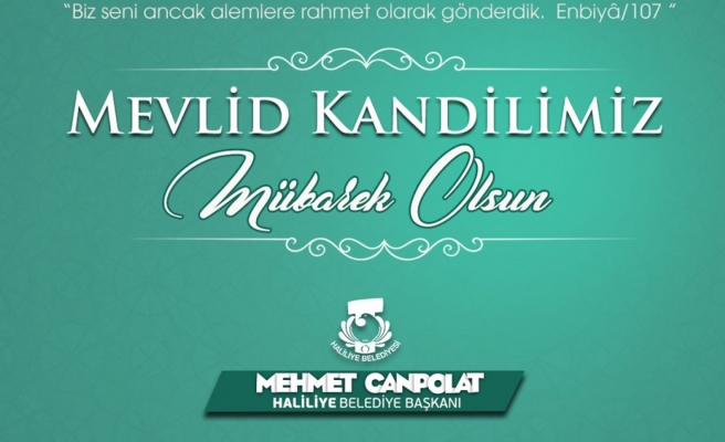 Başkan Canpolat’tan Mevlid Kandili kutlaması