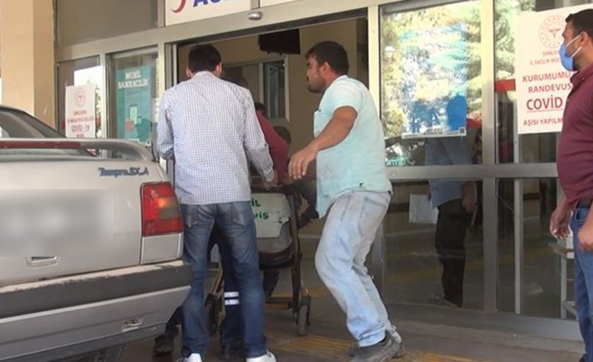 Urfa'da iş kazası: İnşaat işçisi yaralandı