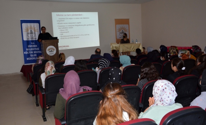 Siverekli kadınlara seminer verildi