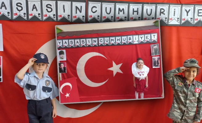 Ana sınıfı öğrencileri Cumhuriyet Bayramını kutladı