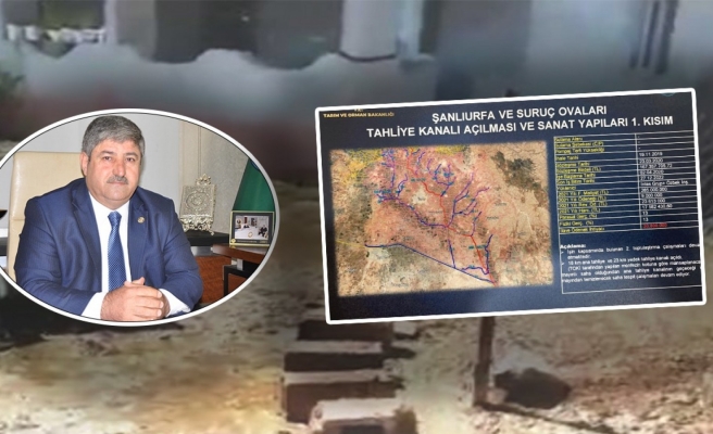 Suruç’ta taban suyu sorunu çözüme kavuşuyor