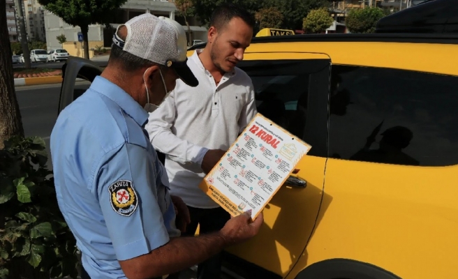 Şanlıurfa'da taksi sürücülerine 12 kural anlatıldı