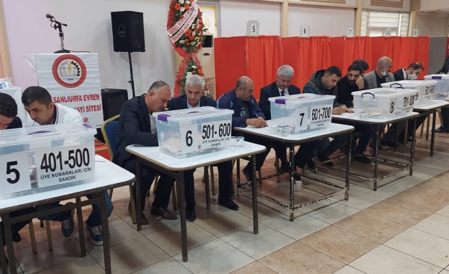 Şanlıurfa’da Evren Sanayi’de seçim