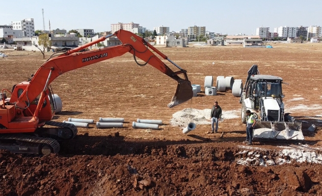 Hilvan ilçesinde alt yapı çalışması