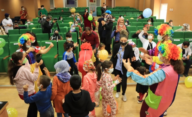 Lösemili çocuklar doyasıya eğlendi